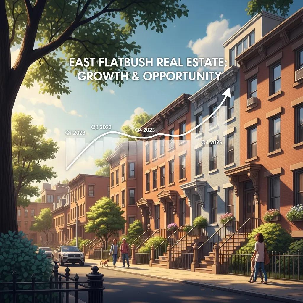 Overview of East Flatbush real estate market trends showcasing residential properties and growth