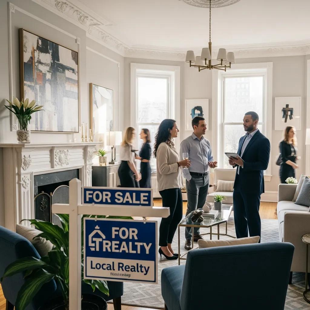 Well-staged home interior in Flatbush, showcasing effective selling strategies and real estate professionalism